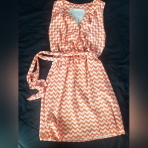 Peaches & Cream Tie Dress